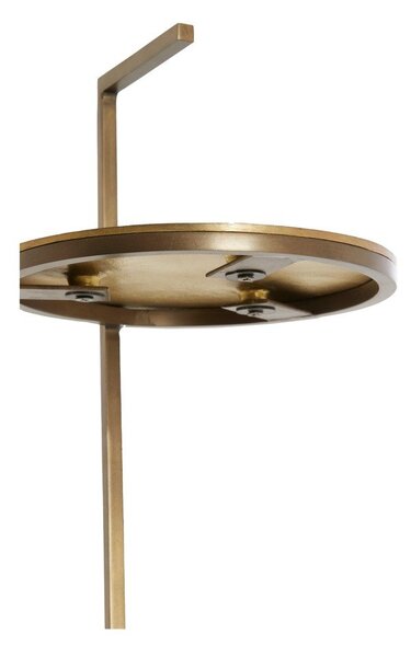 Кръгла странична масичка с мраморна плоча ø 26 cm Leda – Light & Living
