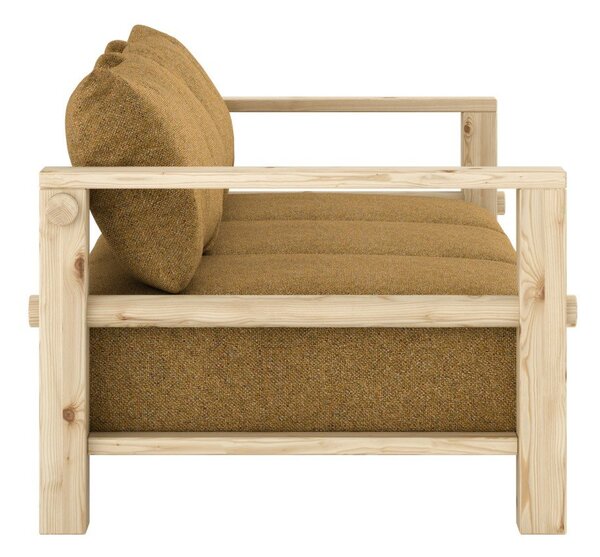 Диван в цвят жълта охра 225 cm Bare – Karup