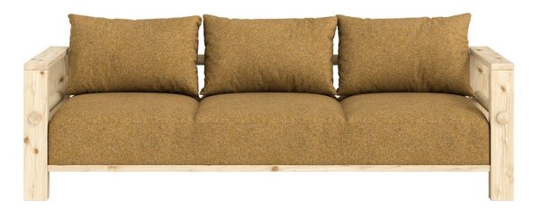 Диван в цвят жълта охра 225 cm Bare – Karup