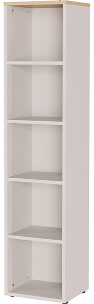 Кремава матова библиотека 45x197x40 cm Lissabon – Germania