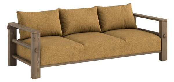 Диван в цвят жълта охра 225 cm Bare – Karup