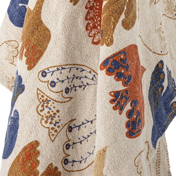 Кафяво одеяло от рециклиран памук 130x160 cm Anniversary – Bloomingville