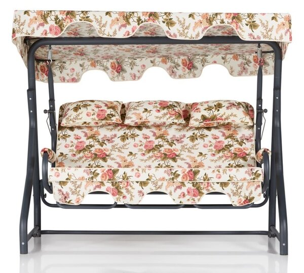 Хамак за люлеене с 3 места Salvia 5 Многоцветен 200x165x110 см