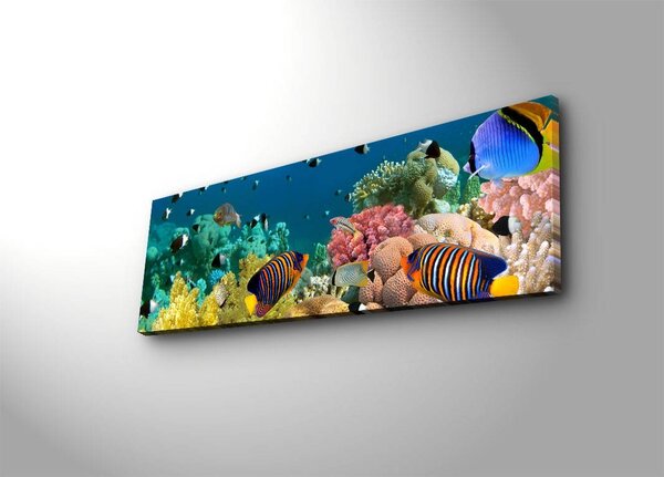 Картина с LED осветление 3090DACT Многоцветна 30x90x3 см