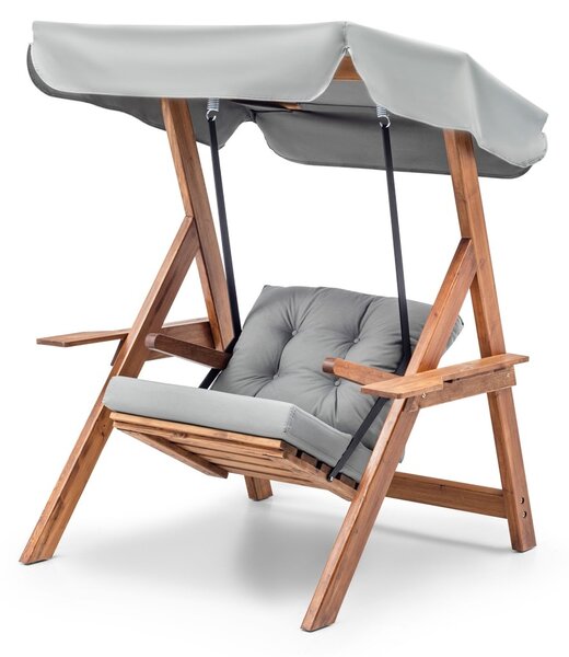 Хамак за люлеене Galata Swing S1 Сив 113x195x120 см