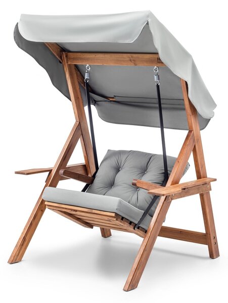 Хамак за люлеене Galata Swing S1 Сив 113x195x120 см