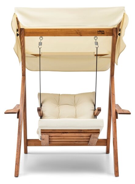 Хамак за люлеене Galata Swing S1 Крем 113x195x120 см