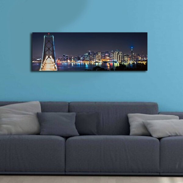 Картина с LED осветление 3090İACT Многоцветна 30x90x3 см