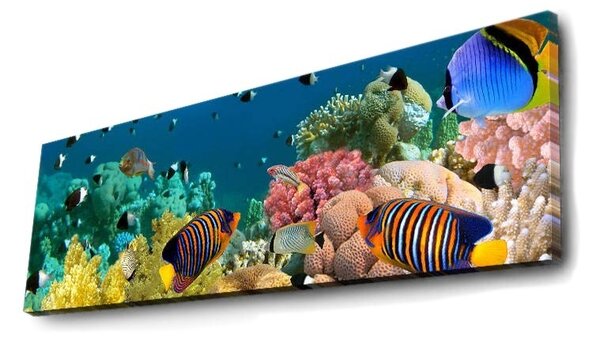 Картина с LED осветление 3090DACT Многоцветна 30x90x3 см