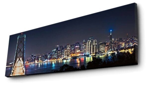 Картина с LED осветление 3090İACT Многоцветна 30x90x3 см