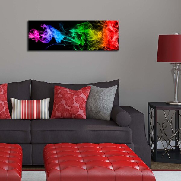 Картина с LED осветление 3090DACT Многоцветна 30x90x3 см