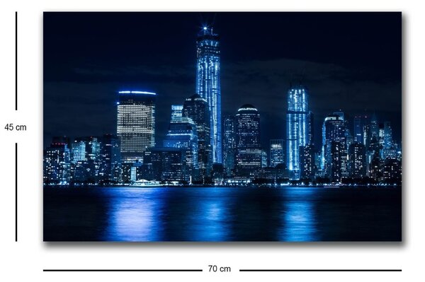 Картина с LED осветление 4570HDACT Многоцветна 45x70 см
