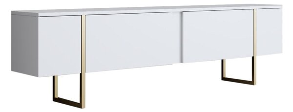 Комплект мебели за дневна Luxe Бял 160x35x80 см