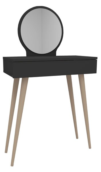 Масичка за тоалет и грим Siena Anthracite 72x35x129,2 cm