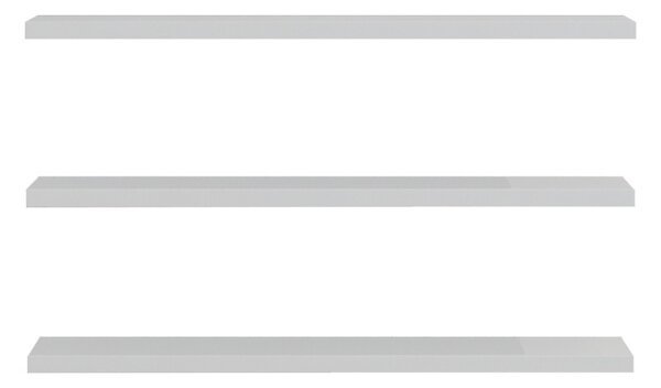Комплект от 3 стенни рафта Divar Pako Pako World White 60x14.5x1.8 cm