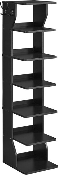 Pantofar Vasagle Black 26.4x30x110.4 cm