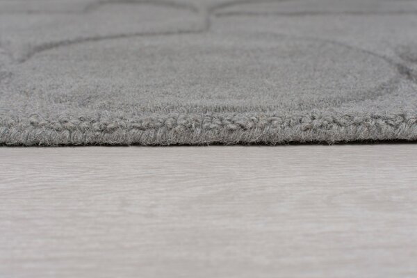 Килим Гиги Сив 160X160 см, кръгъл, Flair Rugs