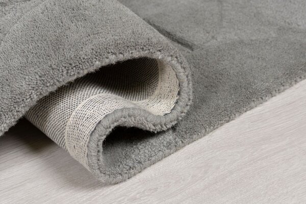 Килим Гиги Сив 160X160 см, кръгъл, Flair Rugs