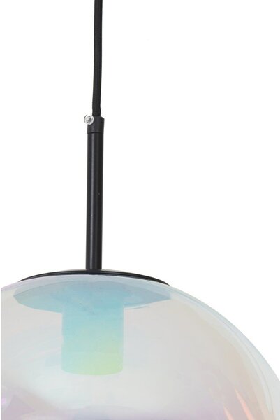 Висящо осветително тяло със стъклен абажур ø 30 cm Medina – Light & Living