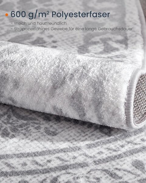Кръгъл килим Songmics Songmics Beige 120x120 cm
