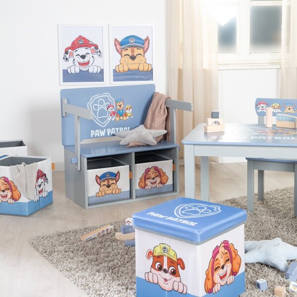 Синя детска пейка Paw Patrol – Roba
