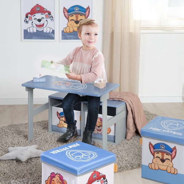 Синя детска пейка Paw Patrol – Roba