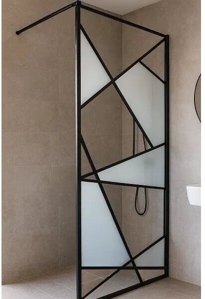 Параван за баня SANOFLEX Industrial, 80-120×200 см - 80х200 см