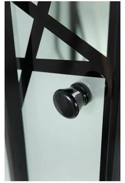 Хидромасажна душ кабина DECO BLACK, в черно - 80х120х215 см