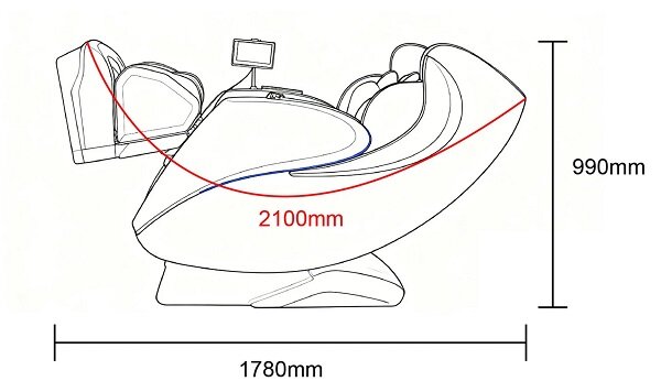 Масажен стол LUXORA, Zero Gravity