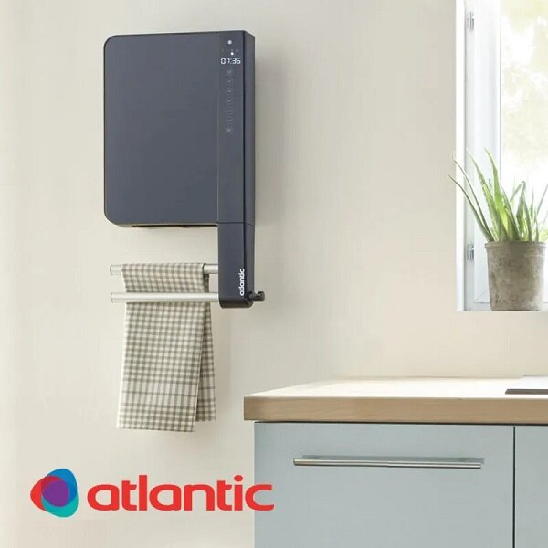 Конвектор за баня TELIA 1000+800 W, черен