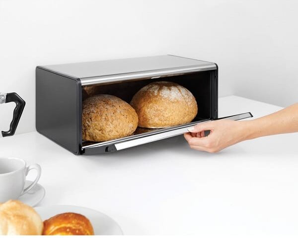 Кутия за хляб Brabantia Fall Front - Хром-гланц