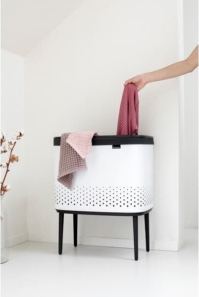 Кош за пране Bo Laundry Bin, 60л - Бял