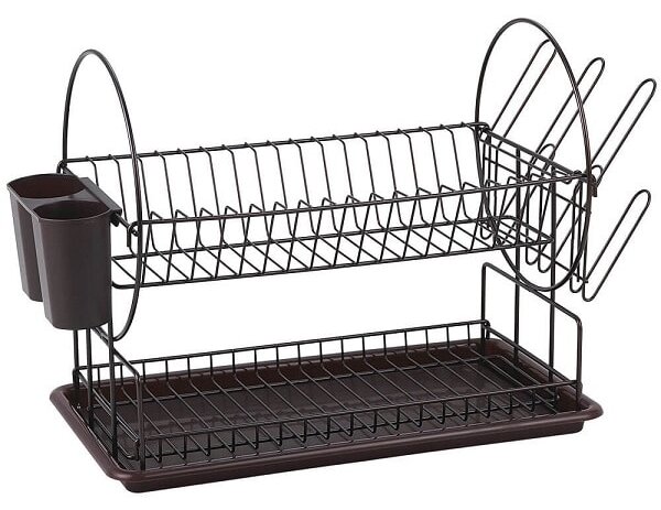 Сушилник за съдове Muhler MR-5024CR, 2 нива, черен