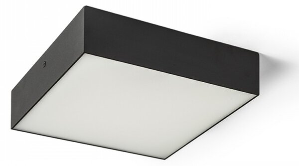 Плафон LED LARISA SQ, 230V 3000K - Черен, 22х22х5.8 см