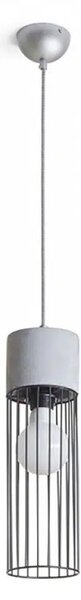 Висяща лампа BURTON, сив, 230V E27 42W
