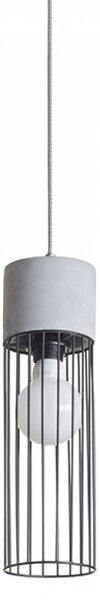 Висяща лампа BURTON, сив, 230V E27 42W