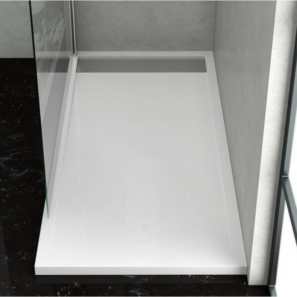 Душ корито правоъгълно ELEMNT Slim, бяло - 80х120х5 см