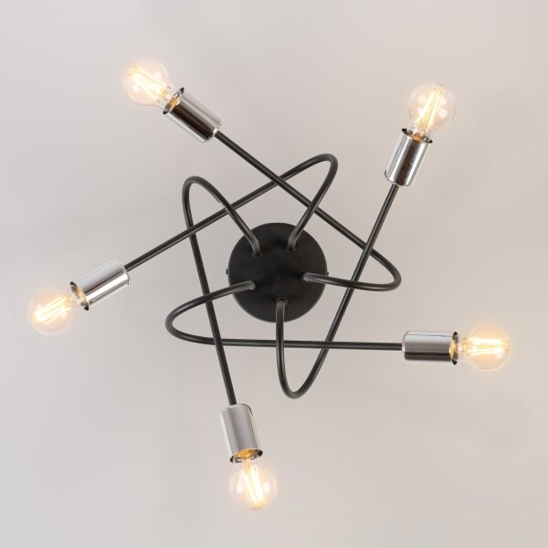 Полилей повърхностно монтиран OXFORD 5xE27/15W/230V