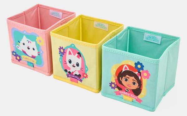 Sinsay - Комплект кутии за съхранение 3 pack Gabby's Dollhouse - многоцветен