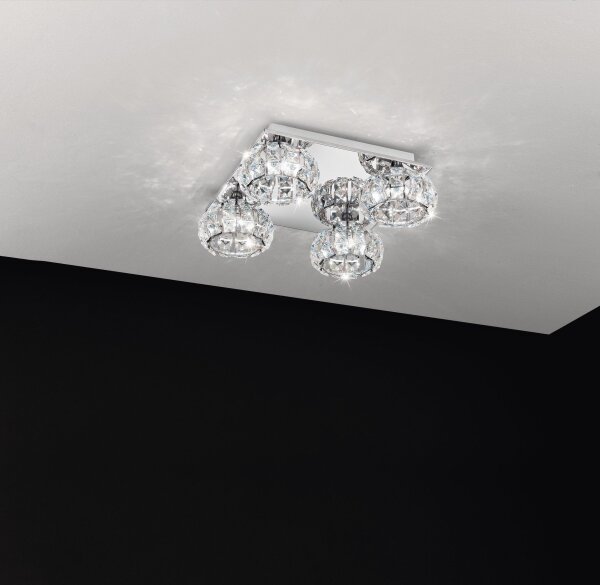 Eglo 39009 - LED таванно осветление CORLIANO 4xLED/5W/230V