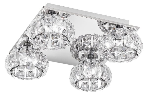 Eglo 39009 - LED таванно осветление CORLIANO 4xLED/5W/230V