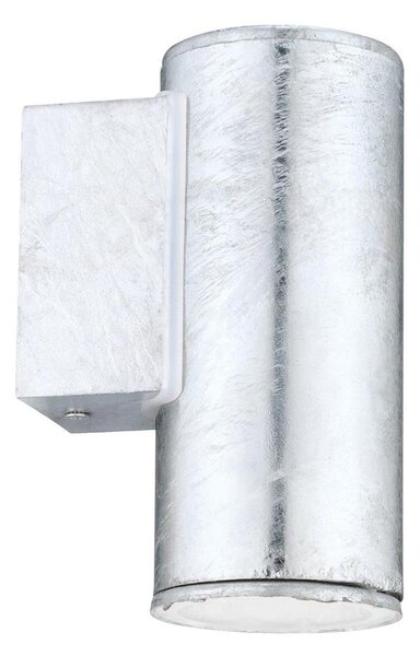 Eglo 30908 - LED външна стенна лампа RIGA 1xGU10/2,8W/230V IP44 сребриста