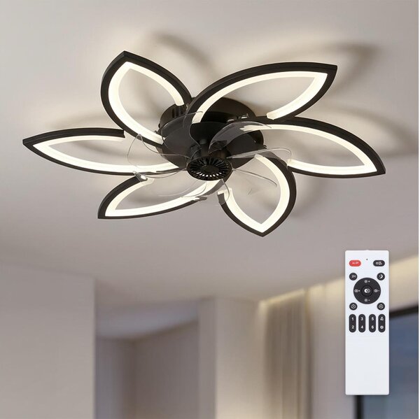 Brilagi LED осветително тяло с вентилатор, 50W, 230V, 3000-6500K, черно+DO