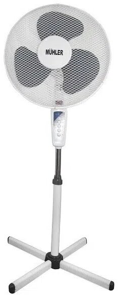 Вентилатор 16 Muhler FM-4040, стоящ, сив