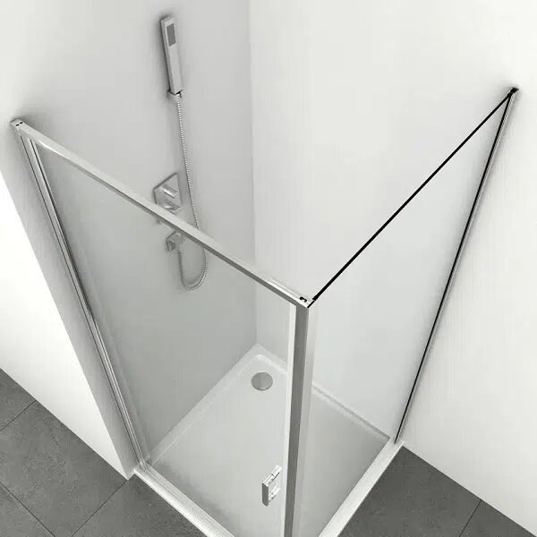 Квадратна душ кабина ELITE, хром - 90х90х195 см