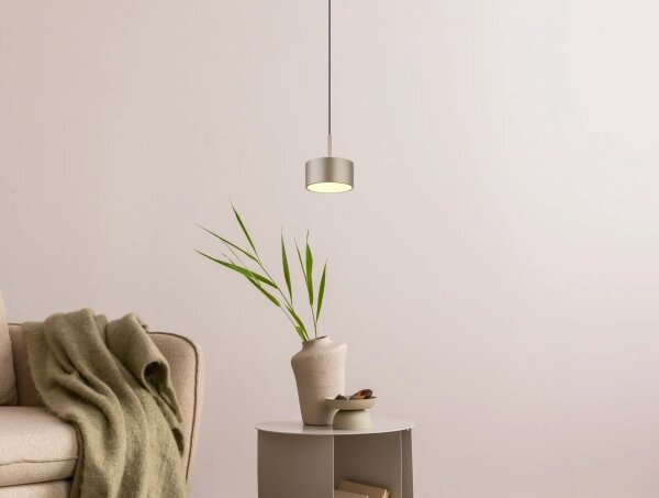 Globo 56964H - LED полилей на кабел RAYMOND LED/12W/230V 3000K Ø 15 см месинг