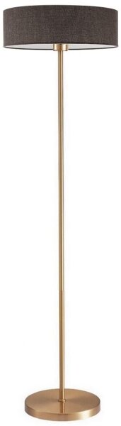 LED подова лампа TUNJA 1xE27/20W/230V диам. 38 см, златиста/кафява