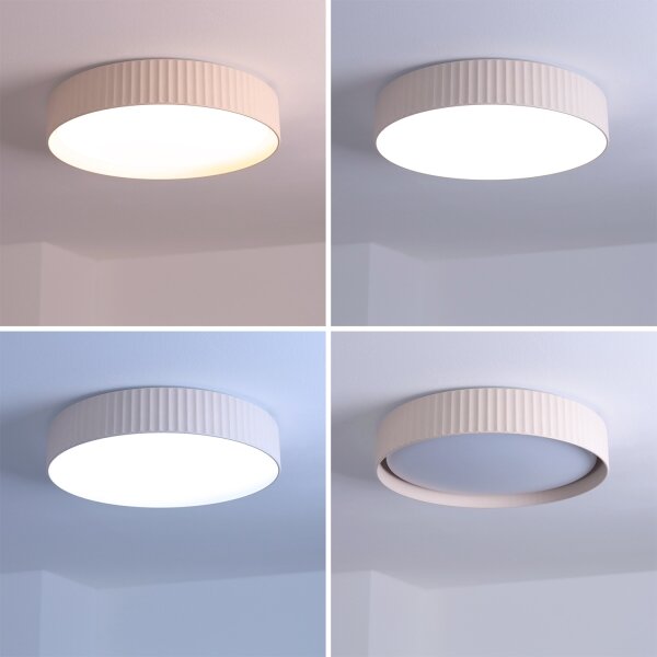Brilagi - LED димируемо таванно осветително тяло LUCIA LED/48W/230V диаметър 41 см бежово+дистанционно управление