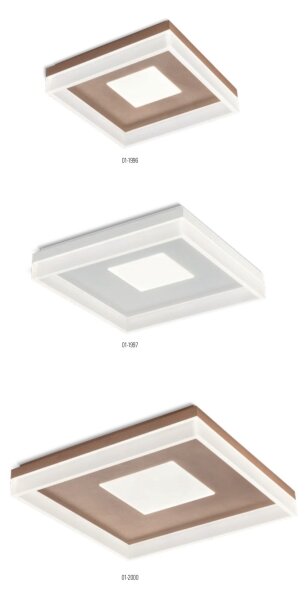 Redo 01-2000 - LED димируемо таванно осветително тяло MAYA LED/55W/230V 51x51 cm златисто