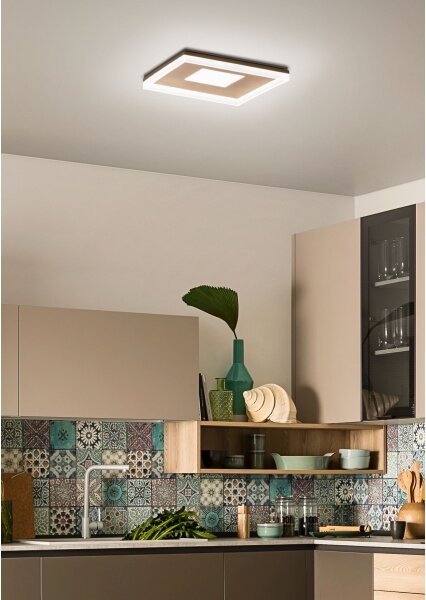 Redo 01-2000 - LED димируемо таванно осветително тяло MAYA LED/55W/230V 51x51 cm златисто
